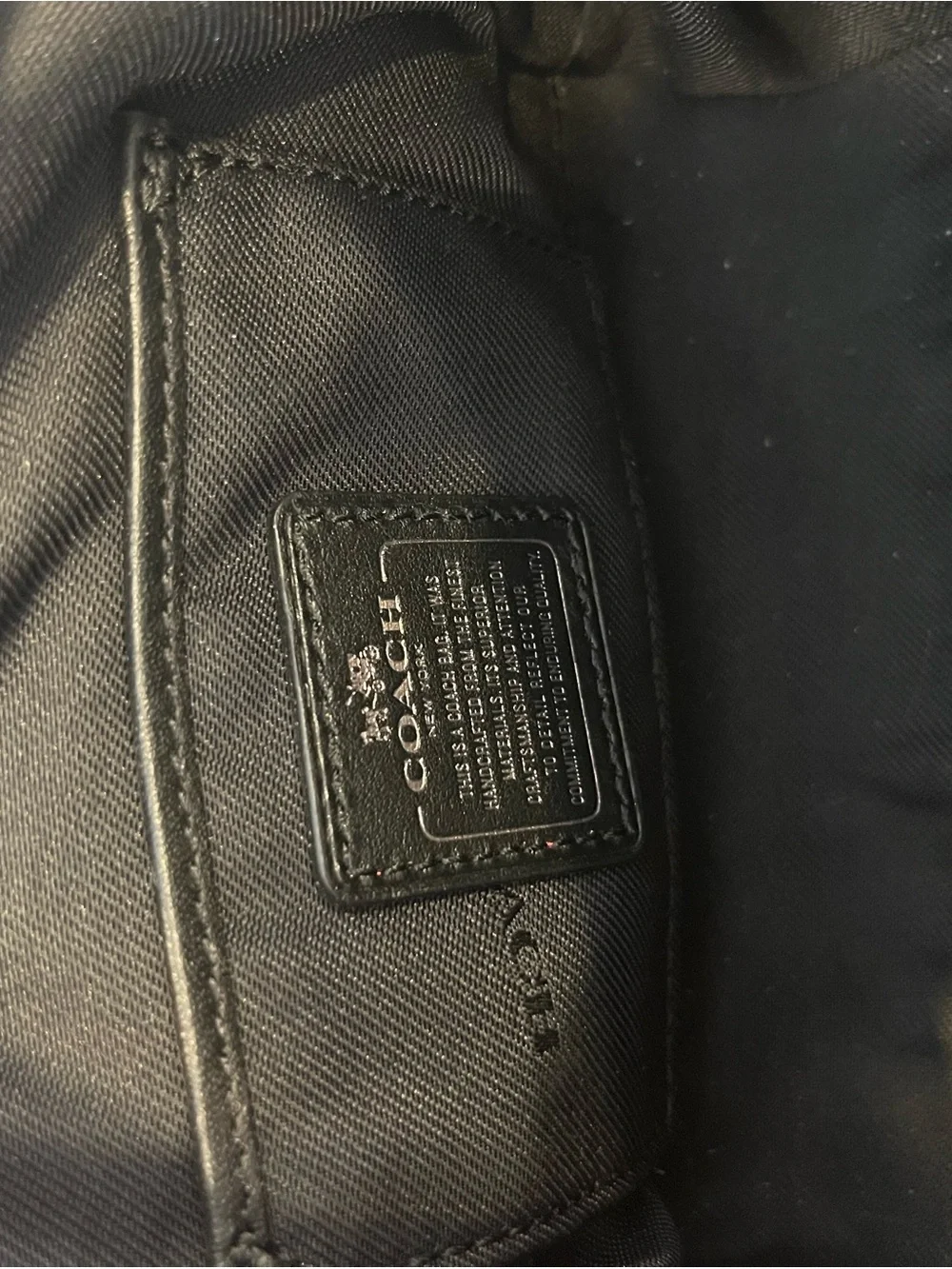 Coach Swagger Micro Metallic Bag